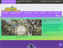 Tablet Screenshot of nambourpartyhire.com.au